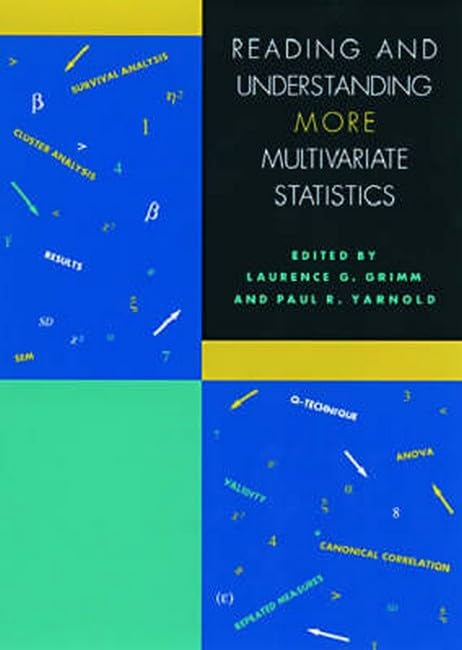 Reading and Understanding More Multivariate Statistics Cover
