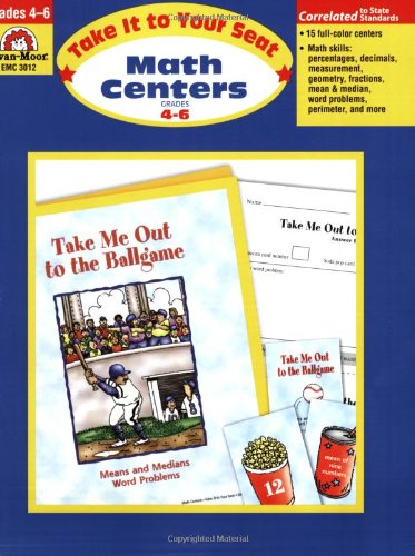 Math Centers Take It to Your Seat Cover