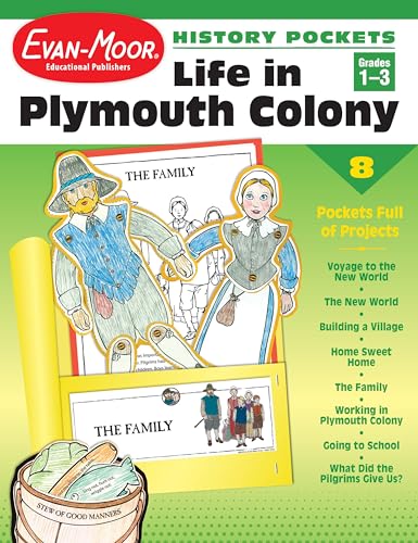 Life in Plymouth Colony, Grades 1-3 (History Pockets) Cover