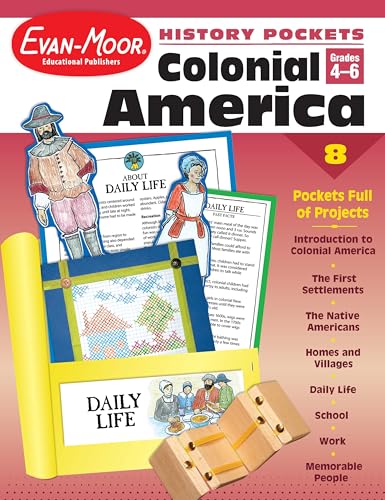 Colonial America, Grades 4-6 (History Pockets) Cover