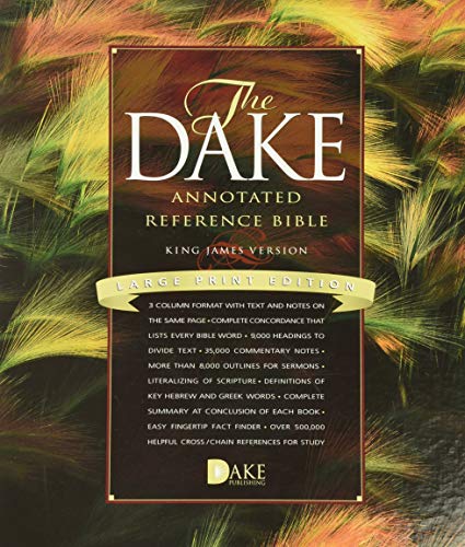 Dake Annotated Reference Bible-KJV-Large Print Cover