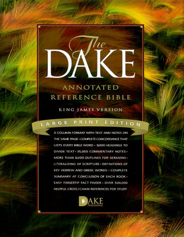 Dake Annotated Reference Bible Cover