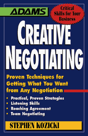 Creative negotiating Cover