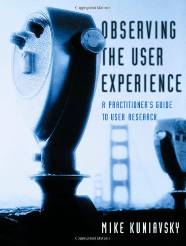 Observing the User Experience Cover