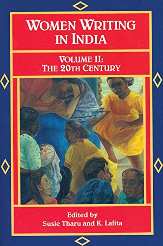 Women Writing in India: 600 B.C. to the Present,  Cover