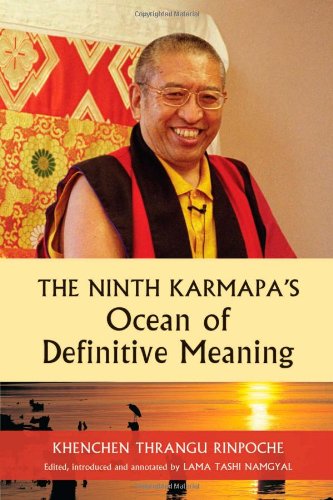 The Ninth Karmapa's Ocean of definitive meaning Cover