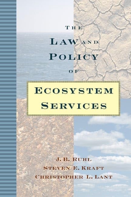 The Law and Policy of Ecosystem Services Cover