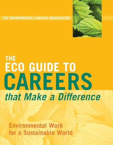 The ECO guide to careers that make a difference. Cover