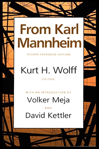 From Karl Mannheim Cover