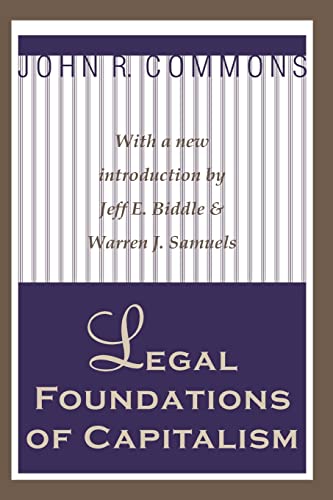 Legal foundations of capitalism Cover