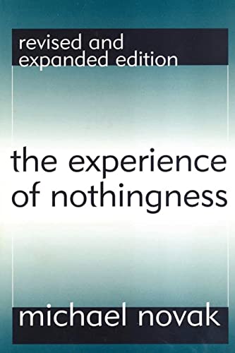 The experience of nothingness Cover