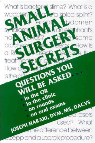 Small Animal Surgery Secrets Cover