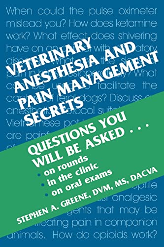 Veterinary Anesthesia and Pain Management Secrets Cover