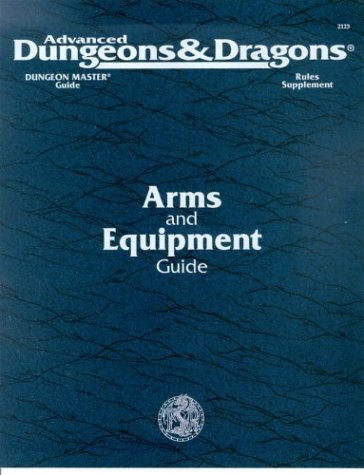 Arms & Equipment Guide (AD&D 2nd Ed Rules Supplement, DMGR3) Cover