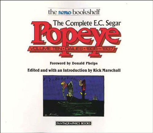 The Complete E. C. Segar Popeye. Vol. Ten: Dailies 1935-1937 Cover