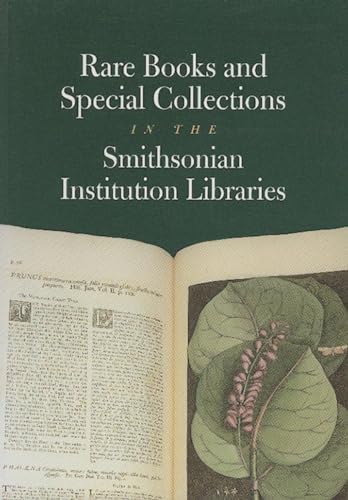 Rare books and special collections in the Smithsonian Institution Libraries Cover