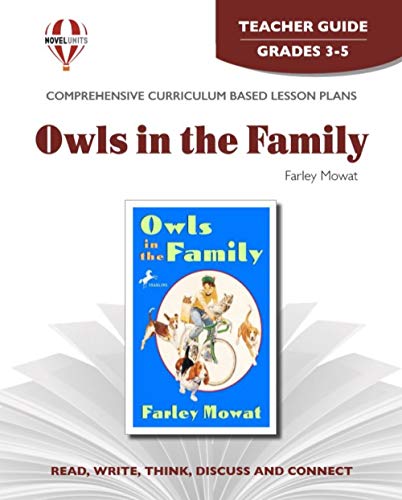 Owls in the Family (Novel Units) (Teacher Guide) Cover