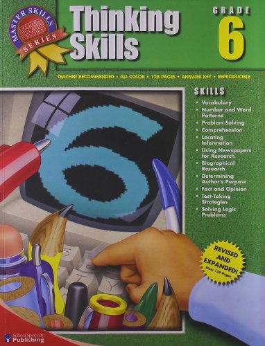 Master Skills Thinking Skills, Grade 6 (Master Skills) Cover