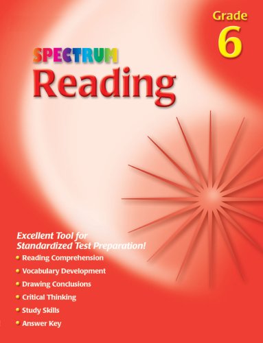 Spectrum Reading, Grade 6 (McGraw-Hill Learning Materials Spectrum) Cover