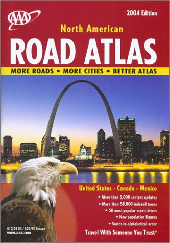 AAA North American Road Atlas 2004 (Aaa North American Road Atlas) Cover