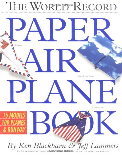 The world record paper airplane book Cover