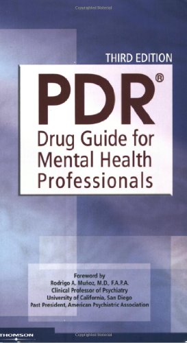 PDR drug guide for mental health professionals. Cover