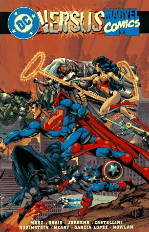 DC versus Marvel comics Cover