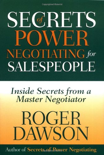 Secrets of Power Negotiating for Salespeople Cover