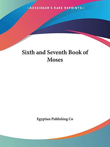 Sixth and Seventh Book of Moses Cover