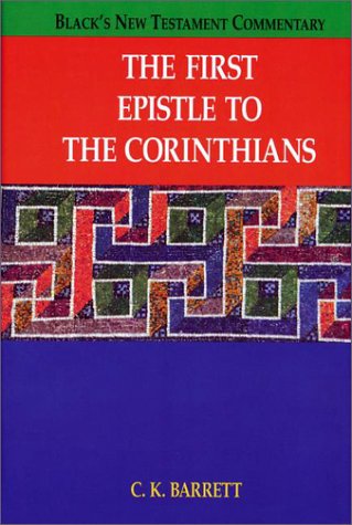 The First Epistle to the Corinthians Cover