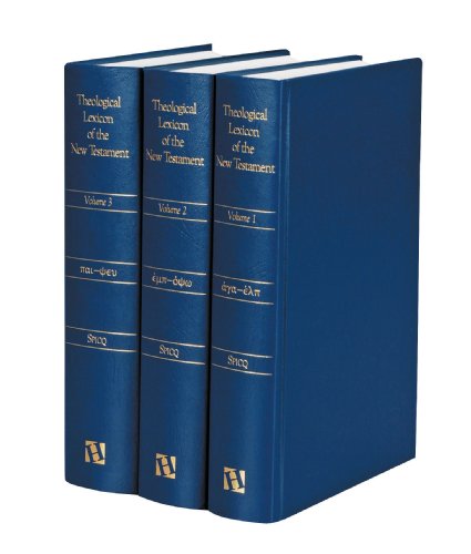 Theological lexicon of the New Testament Cover