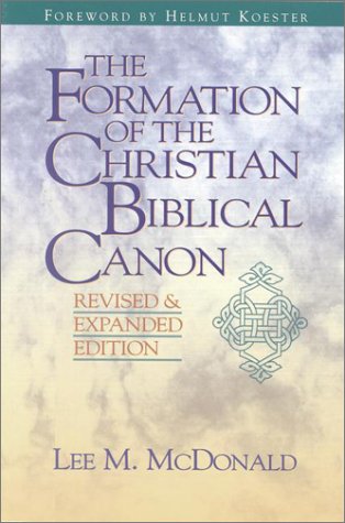 The formation of the Christian biblical canon Cover