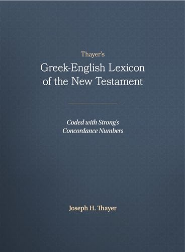 Thayer's Greek-English Lexicon of the New Testament Cover