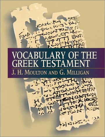 Vocabulary of the Greek Testament Cover