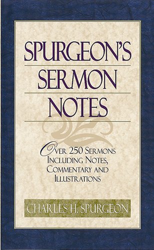 Spurgeon's sermon notes Cover