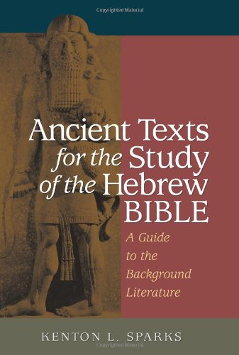 Ancient texts for the study of the Hebrew Bible Cover