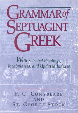 Grammar of Septuagint Greek Cover