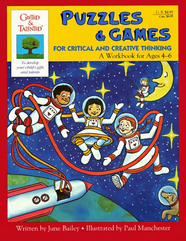Puzzles & Games for Critical and Creative Thinking (Gifted & Talented Workbooks) Cover