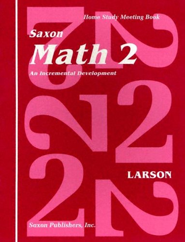 Saxon Math 2 Cover