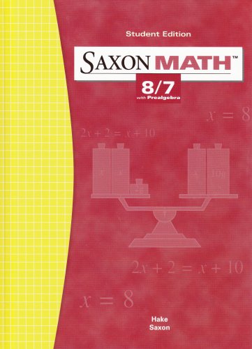 Saxon math Cover