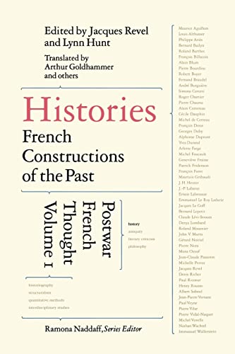 Histories: French Constructions of the Past  Cover