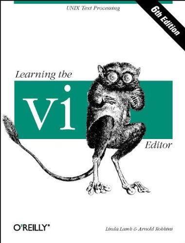 Learning the vi editor Cover