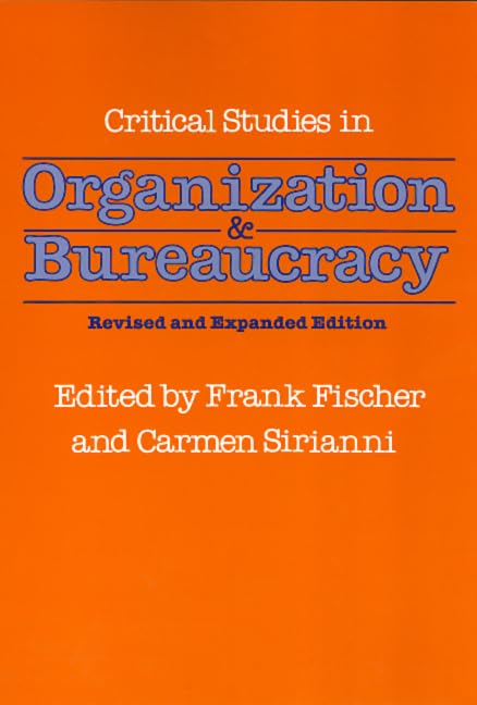 Critical studies in organization and bureaucracy Cover