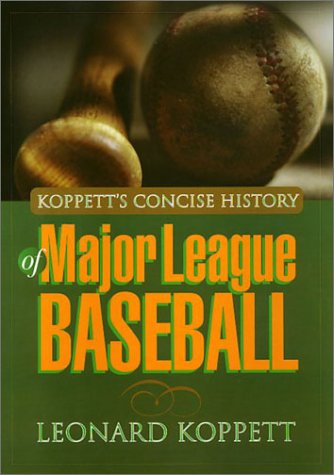 Koppett's Concise history of major league baseball Cover