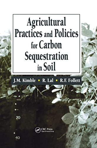 Agricultural practices and policies for carbon sequestration in soil Cover