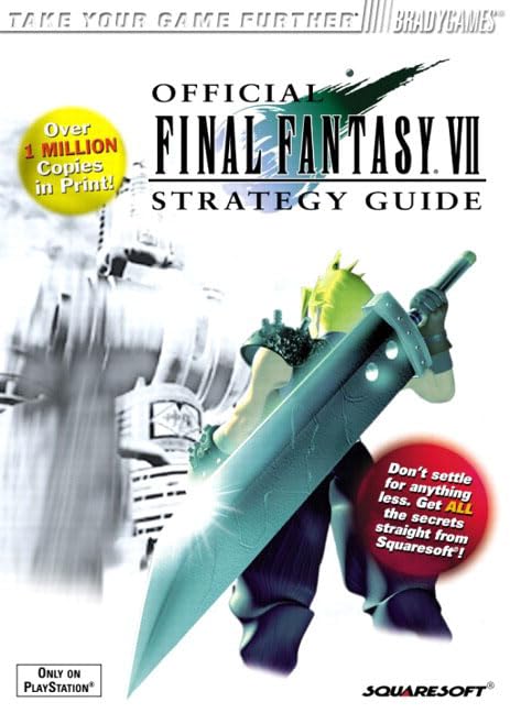 Official Final Fantasy VII Strategy Guide Cover