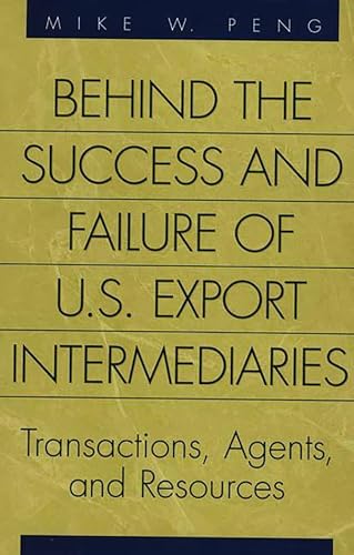 Behind the success and failure of U.S. export intermediaries Cover