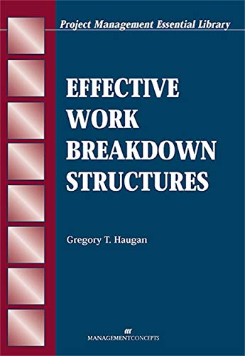 Effective work breakdown structures Cover