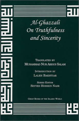 Al-Ghazzali On Truthfulness and Sincerity Cover
