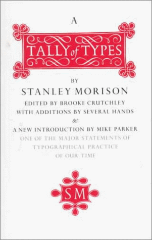 A tally of types Cover